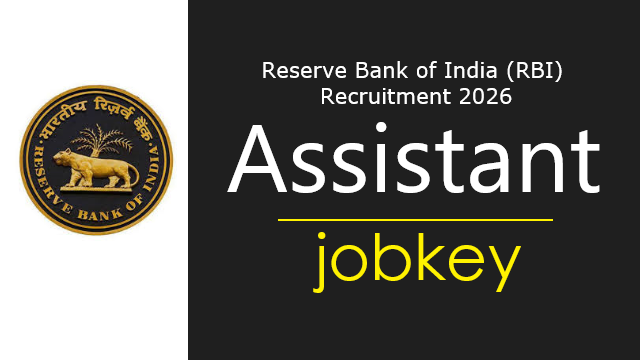 RBI Assistant Online Form 2026-jobkey